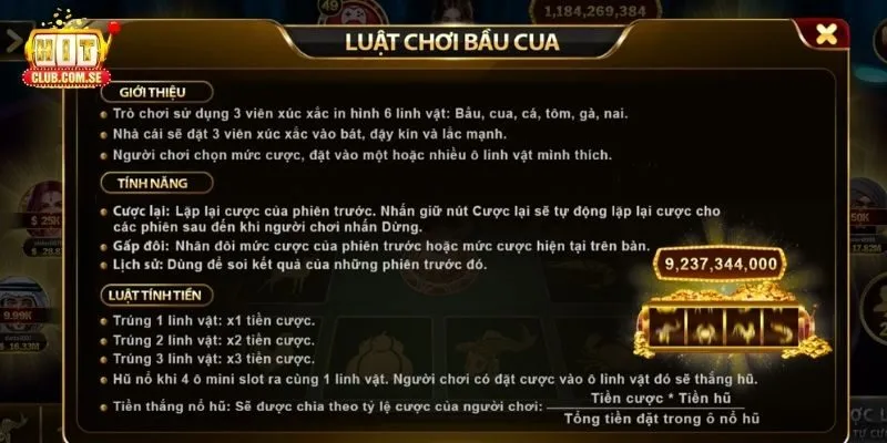 Luật chơi và cách chơi bầu cua